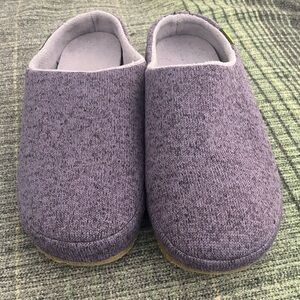 LL Bean Scuff comfy slip on slippers purple